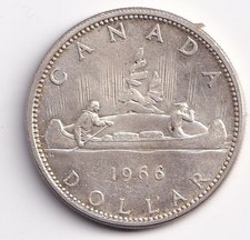 canada - 1 dollaro 1966
