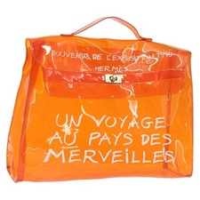 Hermes vinyl kelly hand bag - kelly,