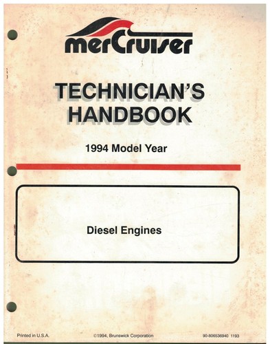 1994 mercruiser technician - 1994,