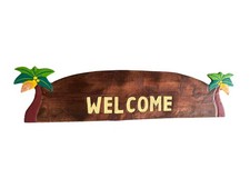 Insegna benvenuto palme - 39",