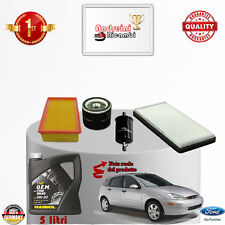 KIT TAGLIANDO FILTRI + OLIO FORD FOCUS I 1.6i 74KW 100CV DAL 2002 -> 2004