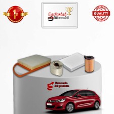 KIT TAGLIANDO 4 FILTRI CITROEN C4 II 1.6 HDI 84KW 114CV DAL 2012 ->