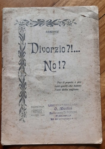 Demofilo divorzio - no,