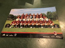 CARTOLINA UFFICIALE SQUADRA A.C. MILAN 2003-2004 - formato grande - cm. 21X29,7