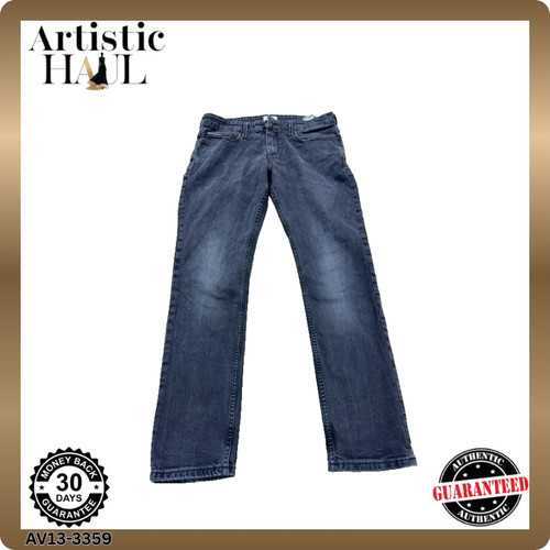 Jeans uomo tommy hilfiger blu - jeans,