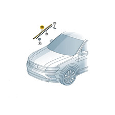 profilo parabrezza anteriore