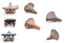 Vecchio Sellino Bicicletta Sella Decorazione Ricambio Selezione Vintage Retrò