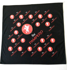 BANDANA PAMPERO QUADRATA NERO/ROSSA SCIARPA RON ANEJO ANIVERSARIO VENEZUELA NEW