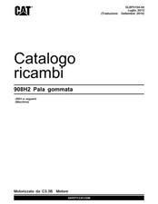 Caterpillar 908H2 Pala gommata