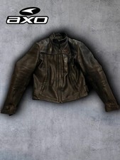 Giacca Moto AXO in Vera Pelle