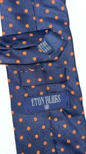 Cravatta Eton Blues 100% Seta