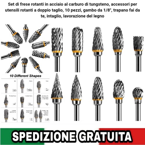 Frese acciaio al carburo - in,