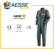 Tuta protettiva realizzata in tessuto 65% poliestere 35%  antitaglio boscaiolo