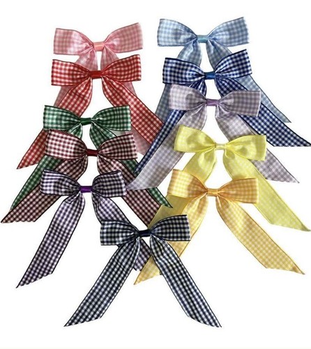 Gingham nastro fiocco per - nastro,