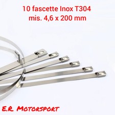 10 Fascette Metalliche in