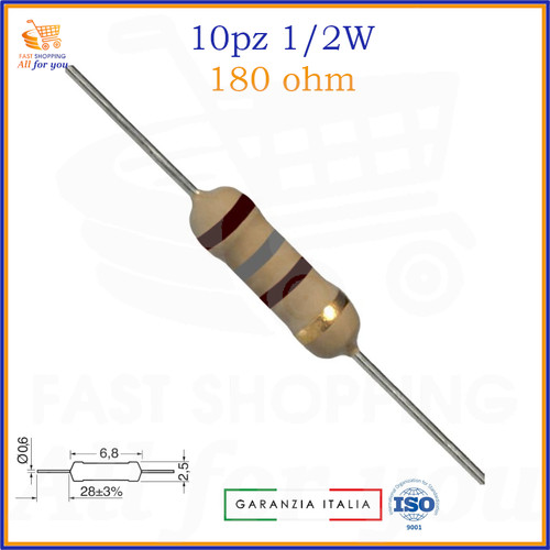 Kit resistenze watt 10x - 1/2,