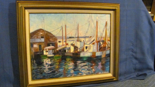 Dipinto olio hibbard - olio, hibbard"