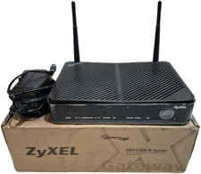 Router wireless ZYXEL VDSL2 combinato WAN gateway di sicurezza SBG3300-N000 con alimentatore ecc
