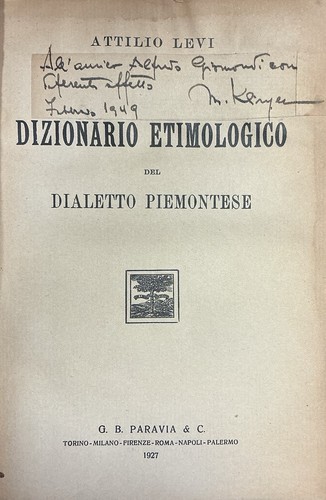 Dizionario etimologico del - dizionario,