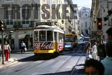35mm Slide PORTUGAL Lisbon Lisboa Tram Strassenbahn 553 2002 Portuguese Original