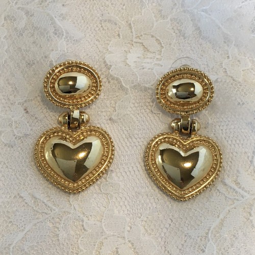 Orecchini cuore tono oro - tono,