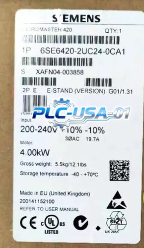 6se6420 2uc24 0ca1 - 6se6420-2uc24-0ca1, nuovo