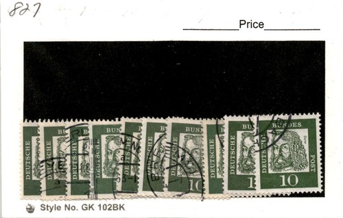 Germania francobollo 827 - germania,, #827