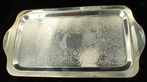 Vintage piatto argento - piatto, d'argento
