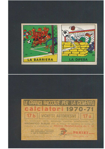 Calciatori panini 1970 - panini, 1970-71