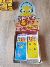 BOX 24 X BLISTER PULCINO PIO STICKER GEDIS EDICOLA 2012 INTROVABILI