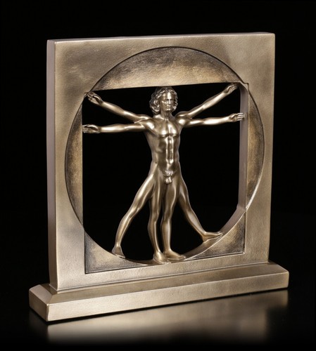 Uomo vitruviano statua - l'uomo,