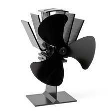 TTVentilatore per camino a 3 pale Ventola per stufa Senza elettricità Caminetto