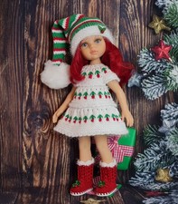 Completo in maglia per bambola Paola Reina 13"