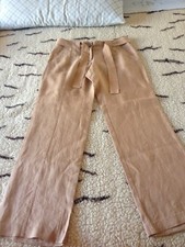 Pantaloni Donna Zara con fascia - woman trousers Zara beige