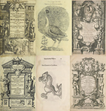 8 Books Ulisse Aldrovandi -