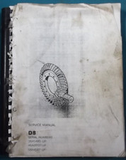 CAT CATERPILLAR D8 D8H TRACTOR DOZER SERVICE SHOP REPAIR MANUAL BOOK 36A 46A 68A