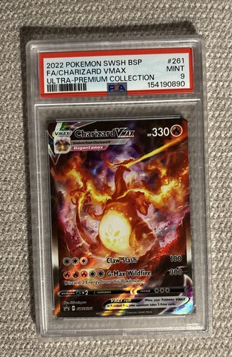 Psa charizard vmax arte - charizard,