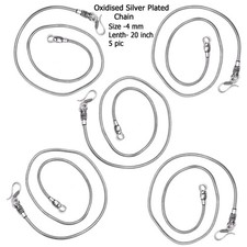 Catena snack placcata - , argento