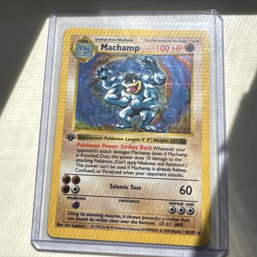 Machamp base set 1st edition - machamp,