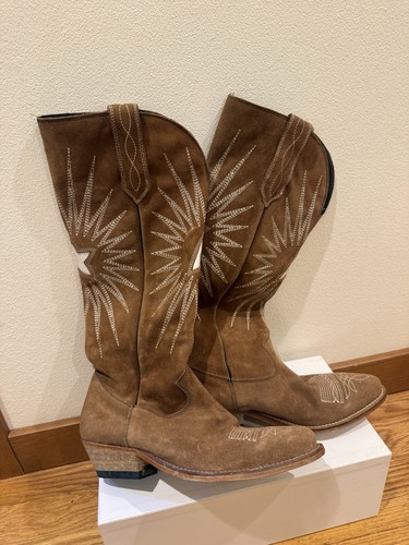 Stivali western alti - , golden