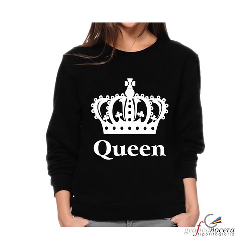 Felpa queen calda nera - felpa,