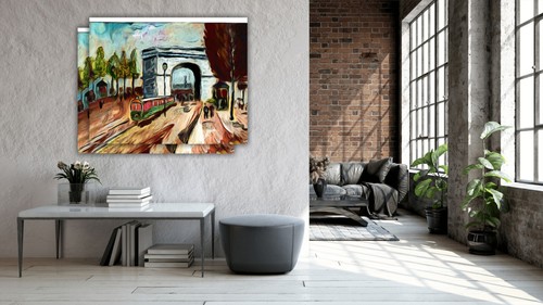 Quadro parigi 1869 - quadro,