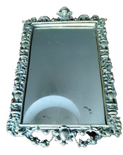 Antica Specchiera in Bronzo da