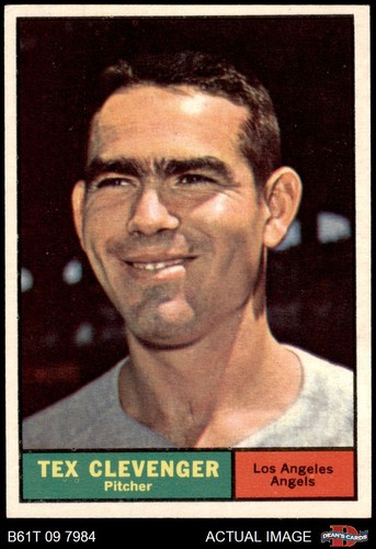 1961 topps 291 - topps, clevenger