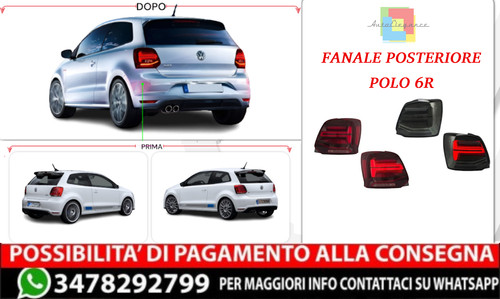 Fanali posteriore polo - posteriore, 6r