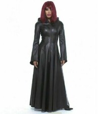 Sexy Hot Donna Lungo pelle