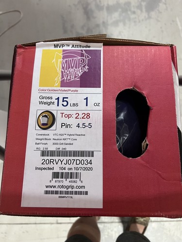 New nib 15lb - -, rotogrip