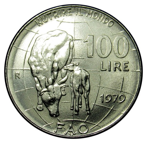 Italy 100 lire coin - italy,