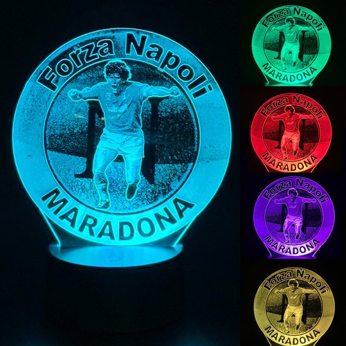 Lampada led calcio napoli con