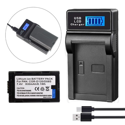 Batteria caricabatterie lcd - caricabatterie,